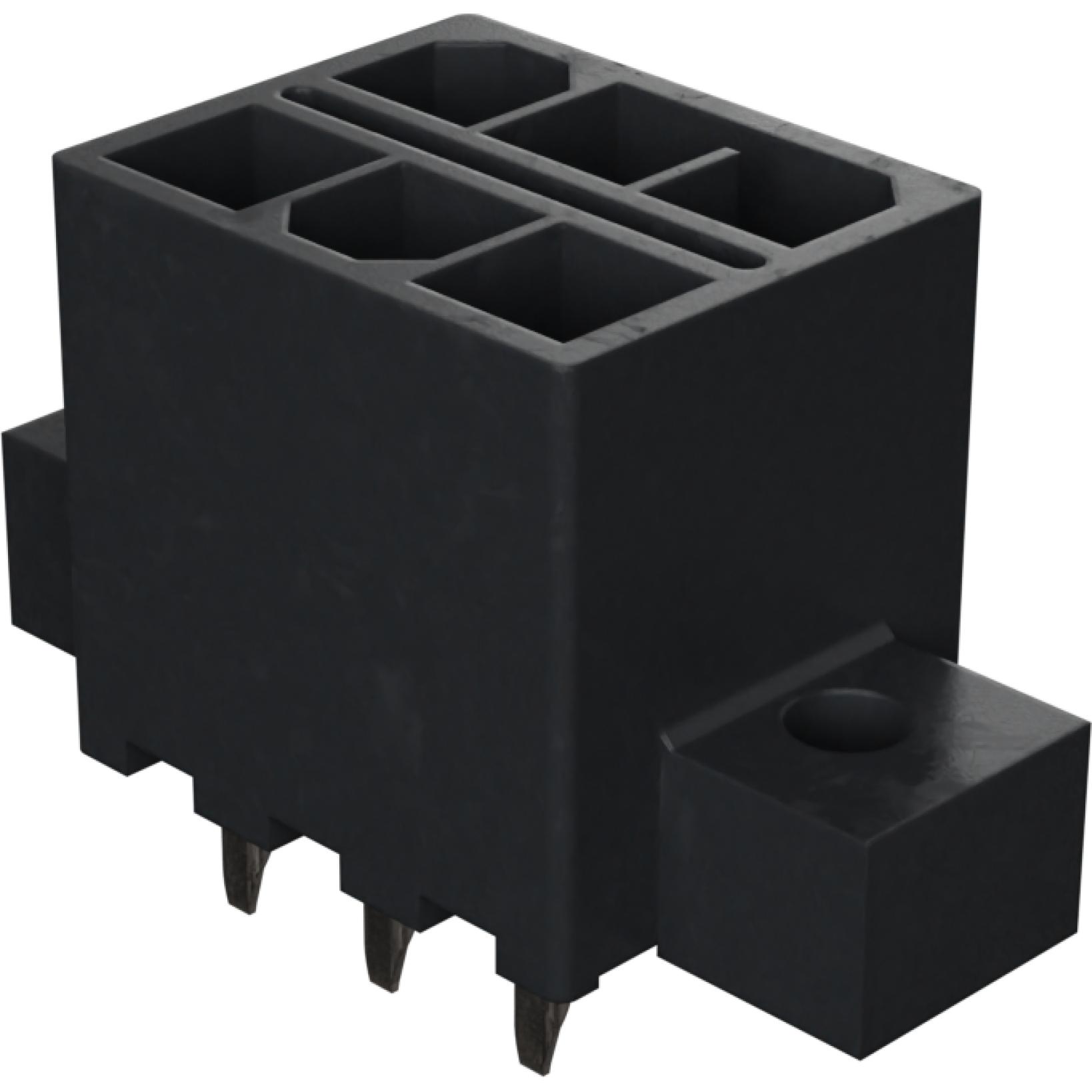 Molex-0015977064 Steckverbinderleisten und Leiterplattenbuchsen Conn Wire to Board HDR 6Power POS 4.2mm Solder ST Top Entry Thru-Hole Mini-Fit Bag