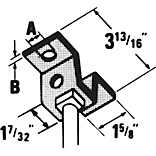 Thomas & Betts-U576 1/2 Kabelzubehör HANGER CLEVIS