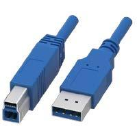 ADAM TECH-CA-USB3-AM-BM-10FT USB Kabelbaugruppen Cable Assembly USB 3.048m USB 3.0 Type A to USB 3.0 Type B 9 to 9 POS PL-PL