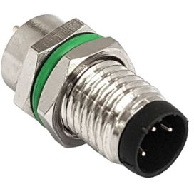 Bulgin Components PLC-PXMBNI08RPM03AFL001 null Cable Assembly Circular 0.1m 22-28AWG M8 Circular 3 Straight