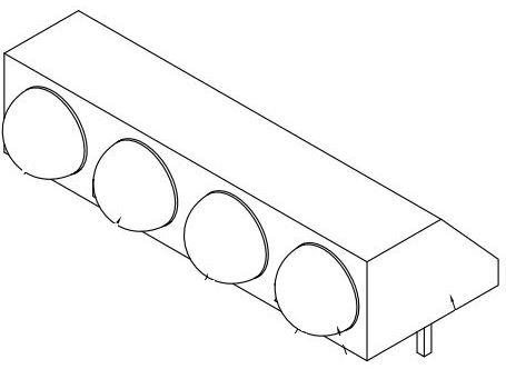 Lumex-SSF-LXH400ID LED LED Uni-Color Red 636nm 8-Pin