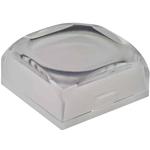 NKK Switches-AT3079JB Schalterzubehör Switch Access Square Sculptured Cap with Lens/Diffuser Push Button Switch
