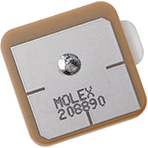 Molex-2088900001 Antenne Antenna GPS/GNSS 2.6dBi Gain 2-Pin SMD Tray