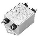 Delta Electronics-02DRCG5 Starkstromleitungsfilter Power Line Filter 50Hz/60Hz 2A 250VAC Quick Connect Flange Mount