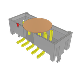 Conn Shrouded Header HDR 10 POS 2mm Solder ST SMD T/R