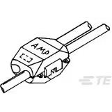 TE Connectivity-177766-1 连接器端子 Splice Terminal 22-24AWG Brass Natural 31mm Tin Bag