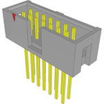 Conn Shrouded Header (4 Sides) HDR 14 POS 2.54mm Solder ST Top Entry Thru-Hole Bulk