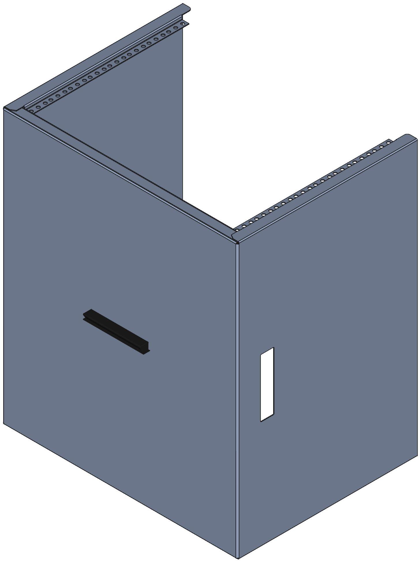 Hammond Manufacturing-RCBS1901424LG1 Kästen, Gehäuse und Gestelle Light Gray Steel Rack Mount Cabinet