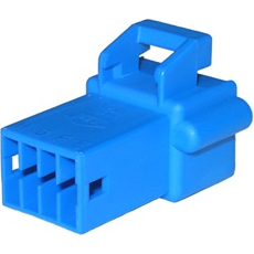 Delphi-12064767 Einzeladersteckverbinder, Gehäuse Conn Housing M 8 POS Crimp ST Cable Mount Blue