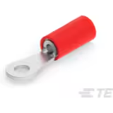 TE Connectivity-2-323758-1 Steckverbinderanschlüsse Ring Tongue Terminal 16-22AWG Copper Red 21.44mm Tin T/R