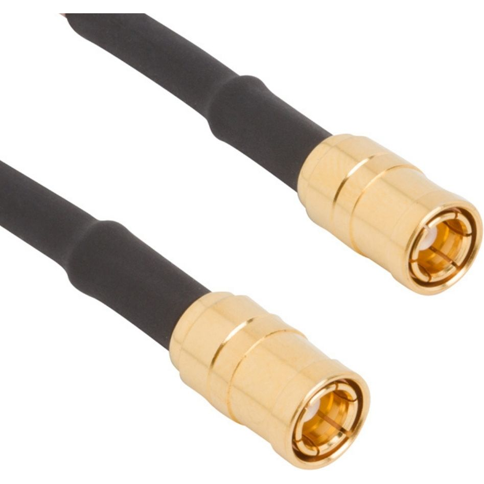 Amphenol RF-095-700-38-024 同轴电缆组件 Cable Assembly Coaxial 0.61m SMB to SMB PL-PL Bag