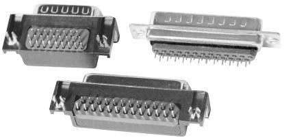 ADAM TECH-DA15-HD-PB-SS 抽缩起动适配器 Hood 180° A Shell Size Plastic