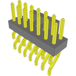 Conn Unshrouded Header HDR 14 POS 2mm Solder RA Side Entry SMD Tube