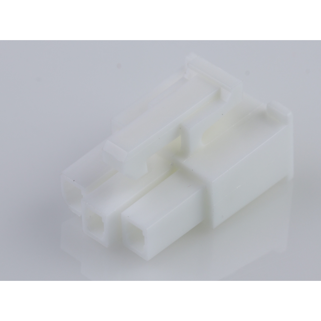 Molex-39-01-4031 Einzeladersteckverbinder, Gehäuse Conn Housing RCP 3 POS 4.2mm Crimp ST Cable Mount Natural Mini-Fit Jr™ Bag