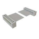 Cable Assembly 0.304m 28AWG 1mm 14 to 14 POS IDC Connector to IDC Connector F-F TIGER EYE™ Bulk