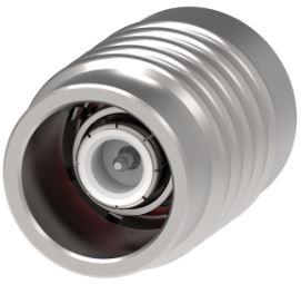 IMS Connector Systems-5552.NEX.1410.075 射频连接器 NEX10,  Cable Mount Plug for RG402, 50 Ohm, 0-20GHz,Silver over Copper, quick lock version 