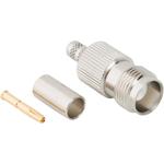 Conn TNC 0Hz to 11GHz 50Ohm Crimp ST Cable Mount RCP Gold