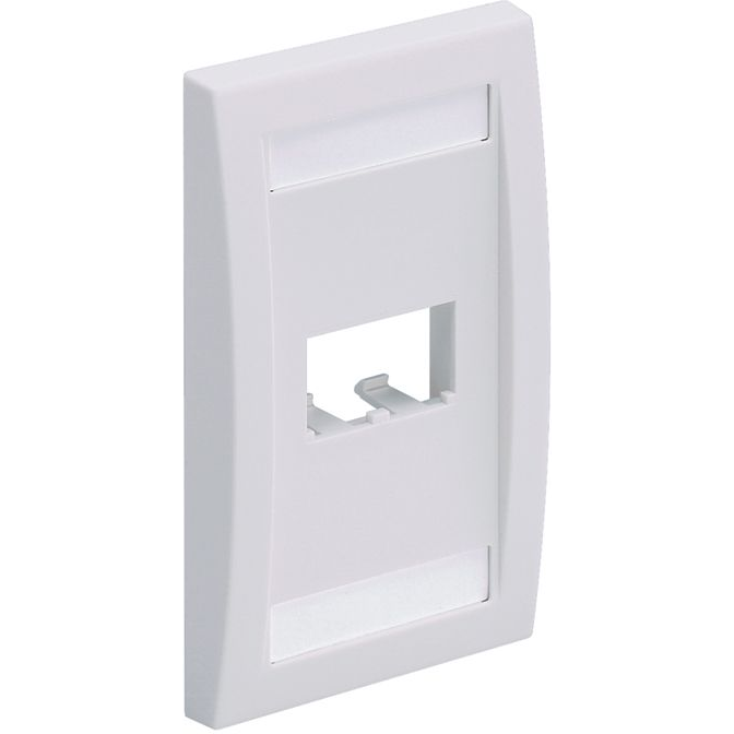 Panduit-CFPE2IWY 连接器配件 Connector Accessories Faceplate Straight Acrylonitrile Butadiene Styrene Off White Mini-Com®