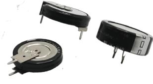 Eaton-KVR-5R0V105-R 双电层电容器 - 超级电容器 Cap Supercap 1F 5V -20% to 80% ( 19.1 X 20mm ) Radial Stacked Coin 5mm 10uA 30 Ohm 1000h 70°C Tray