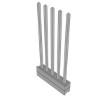 Conn Board Stacker HDR 5 POS 2mm Solder ST Top Entry Thru-Hole Bulk