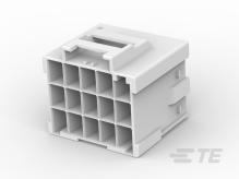 TE Connectivity-1-1971874-7 分立接线罩连接器 Conn Housing RCP 15 POS 6mm Crimp ST Cable Mount Natural Carton