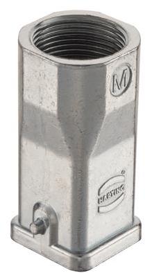 HARTING-19620031447 Schrumpfbalgenadapter Hood 180° 3A Shell Size Zinc Die Cast Single Lock
