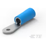 TE Connectivity-52042-4 Raccordement de terminaux Ring Tongue Terminal 6AWG Copper Blue 46.84mm Tin Loose