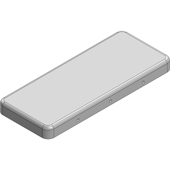 Masach Tech-MS378-20C null 38.4 x 15.7 x 3.1mm Two-piece Drawn-Seamless RF Shield/EMI Shield COVER (CRS)