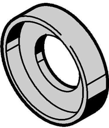 Schroff GmbH-21100016 null Cabinet Accessories, Plastic Washer For Mounting of Front Panels