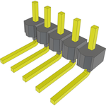 Conn Unshrouded Header HDR 5 POS 2.54mm Solder RA Side Entry Thru-Hole Bulk