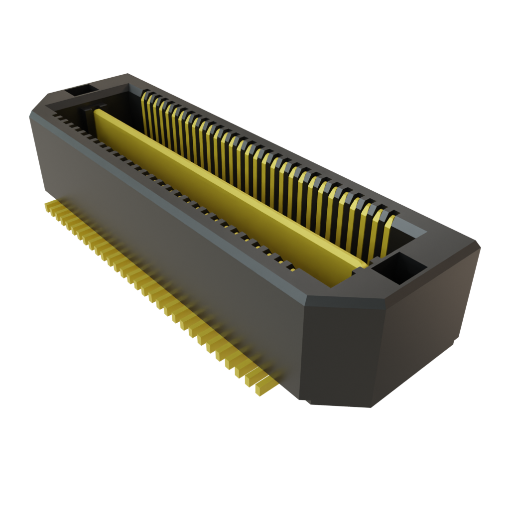Samtec-QTH-030-01-H-D-A Steckverbinderleisten und Leiterplattenbuchsen Conn Micro High Speed Terminal Strip HDR 60 POS 0.5mm Solder ST Top Entry SMD Tray