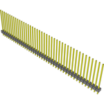 Conn Unshrouded Header HDR 42 POS 2.54mm Solder ST Top Entry Thru-Hole Bulk