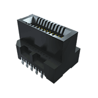 Samtec-MEC8-110-02-L-VP Connector Card Edge Conn Card Edge SKT 20 POS 0.8mm Press Fit ST Thru-Hole Tray