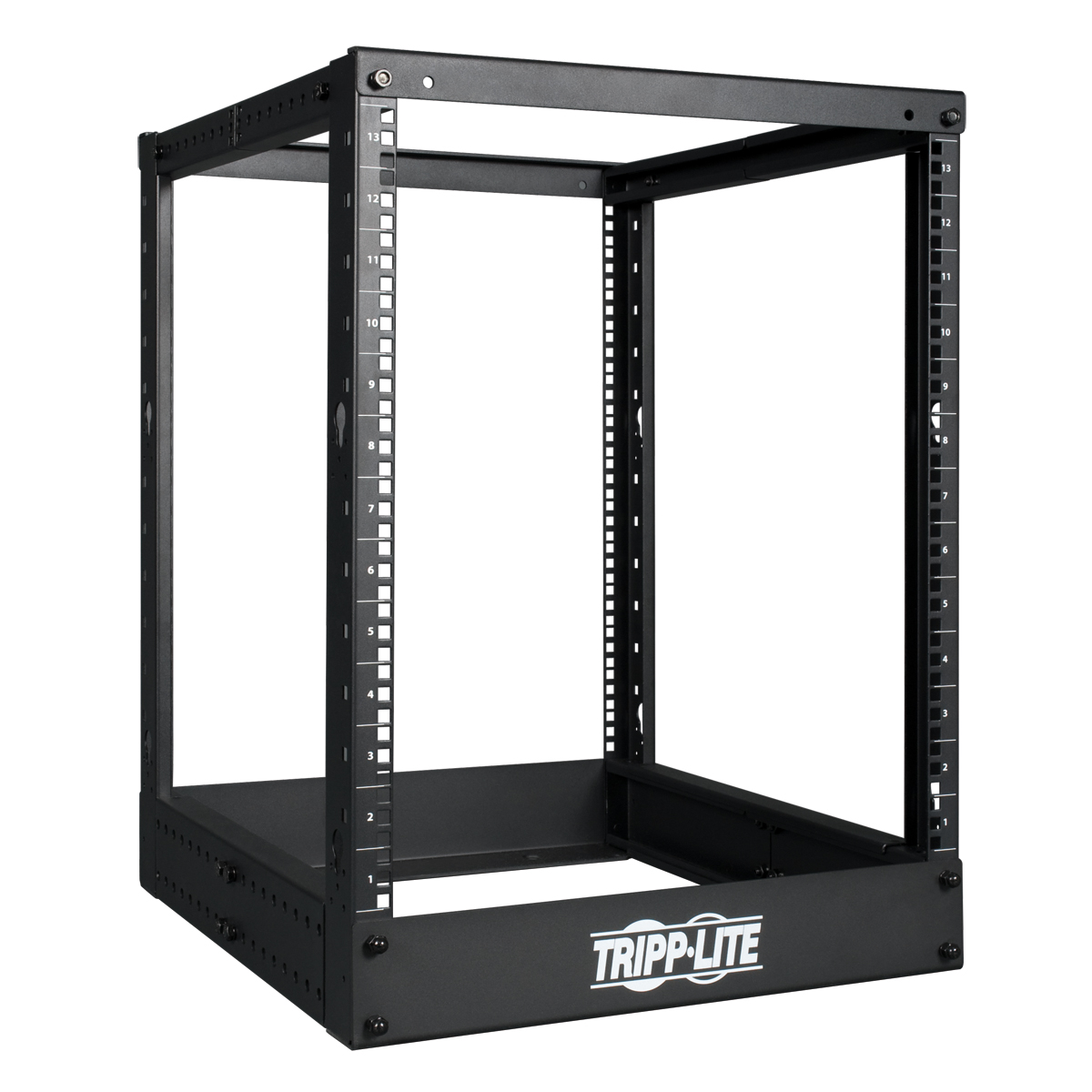 Eaton-SR4POST13  Black Steel 4-Post Open Frame Rack