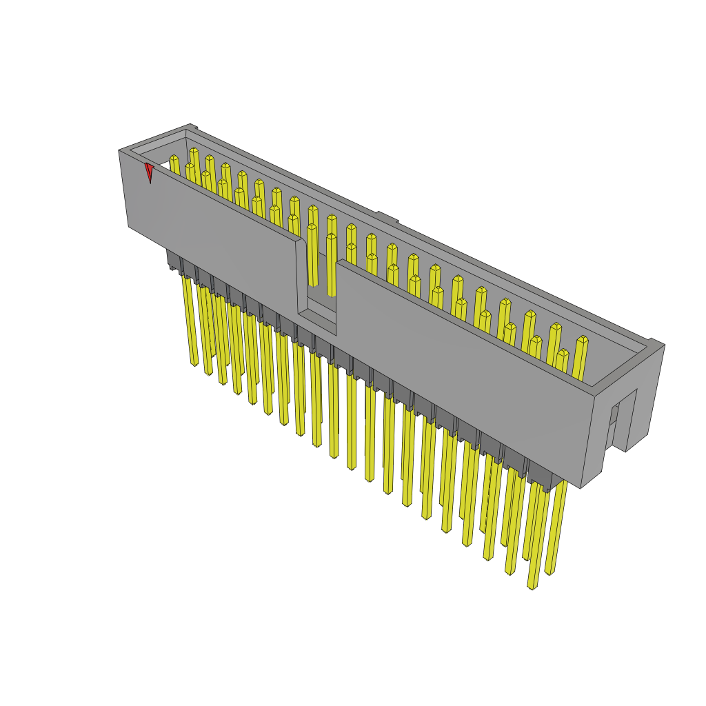 Samtec-ZST-120-05-T-D-515 Connector Headers and PCB Receptacles Conn Elevated Shrouded Header HDR 40 POS 2.54mm Solder ST Thru-Hole Bulk