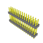 Conn Board Stacker HDR 30 POS 2.54mm Solder ST Top Entry Thru-Hole Bulk