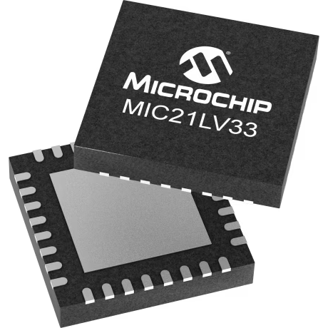 Microchip Technology-MIC21LV33YML-TR 直流至直流控制器 DC/DC Cntrlr Single-OUT Step Down 1000kHz 32-Pin VQFN EP T/R