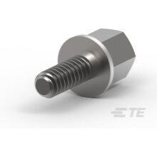 TE Connectivity-5748558-4 连接器配件 Connector Accessories Female Screw Lock Assembly Kit Straight Steel Clear Chromate Over Zinc Bag