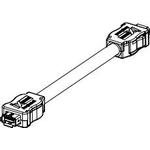 Cable Assembly Ethernet 1m 26AWG IX Industrial Type A to IX Industrial Type A 10 to 10 POS F-M Crimp-Crimp ix Industrial™ Bag