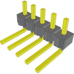 Conn Unshrouded Header HDR 5 POS 2.54mm Solder RA Side Entry Thru-Hole Bulk