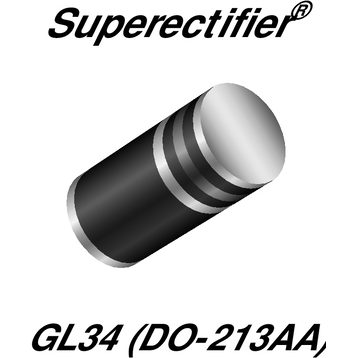 Vishay-RGL34D-E3/83 Gleichrichter Diode Switching 200V 0.5A 2-Pin DO-213AA T/R
