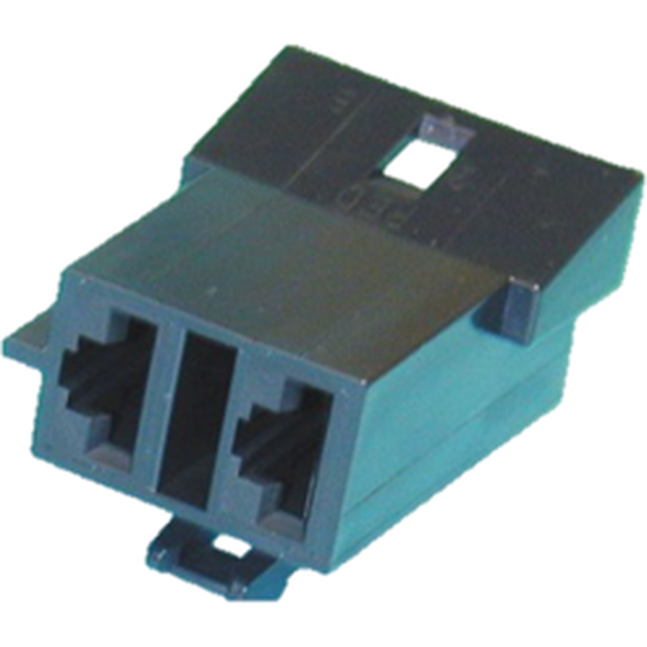 Delphi-12146037 Einzeladersteckverbinder, Gehäuse Conn Housing RCP 2 POS Crimp ST Cable Mount Black