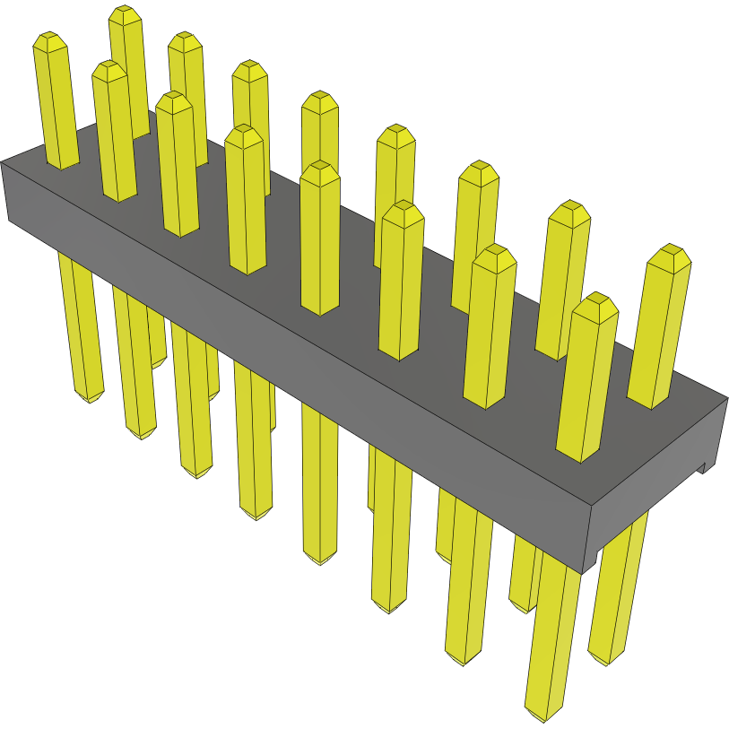 Samtec-MTMM-108-05-G-D-118 Steckverbinderleisten und Leiterplattenbuchsen Conn Unshrouded Header HDR 16 POS 2mm Solder ST Top Entry Thru-Hole Bulk