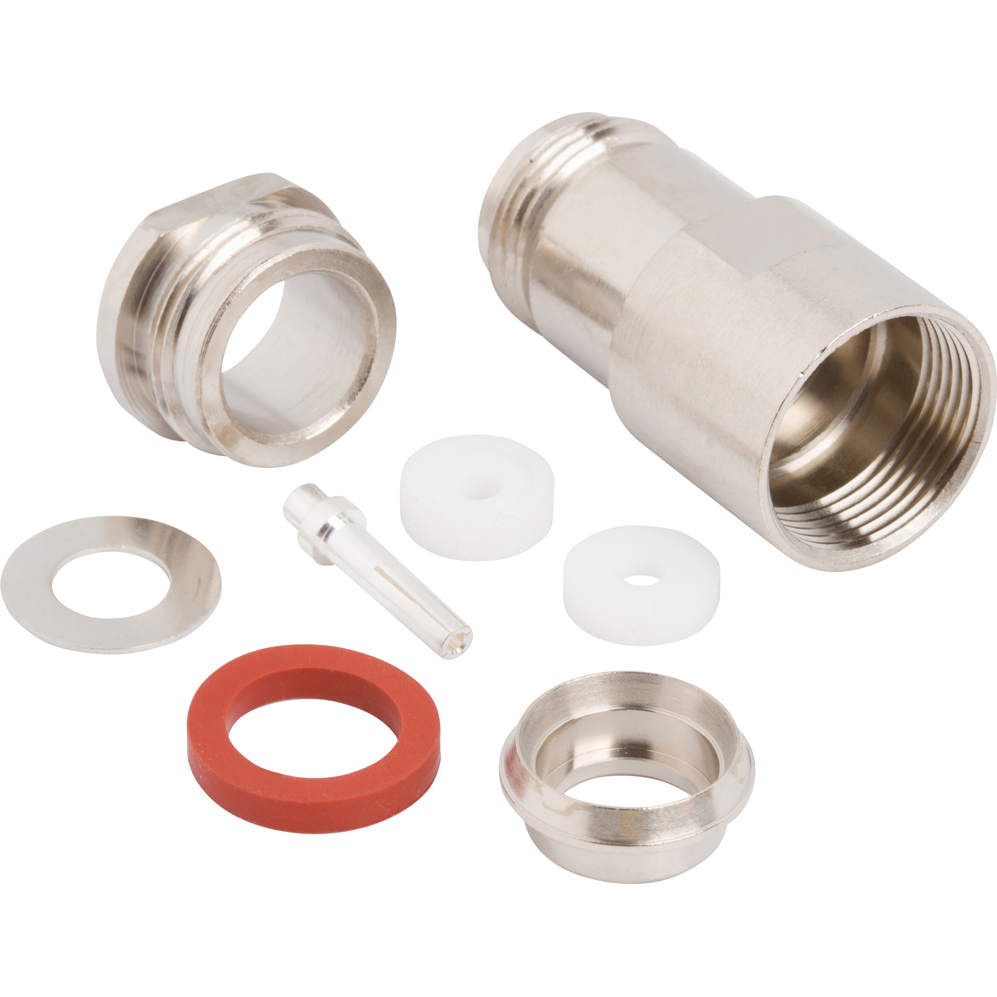 Amphenol RF-082-313 RF-Steckverbinder Conn Type N 0Hz to 11GHz 50Ohm Solder ST Cable Mount RCP Silver