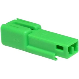 Delphi-12059254 分立接线罩连接器 Conn Housing M 2 POS Crimp ST Cable Mount Light Green