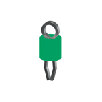 Conn Test Point 1 POS Solder ST Thru-Hole 1 Port Green