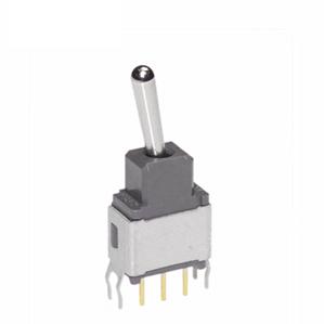 NKK Switches-A12AB Interruptor de palanca A-12AB NKK Switches Process Sealed Switch Toggle ON None ON SPDT Bat Lever PC Pins 0.1A 28VAC 28VDC 0.4VA - Arrow.com