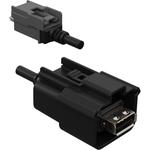 HSAutoLink Cable Assembly, USCAR/USB TYPE A Receptacle-to-MINI-B Plug, 1.50m Length, Polarization B