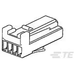 TE Connectivity-1318620-1 Carcaza de cables discretos de conector Conn Housing PL 4 POS 2mm Crimp ST Cable Mount Blue Bag