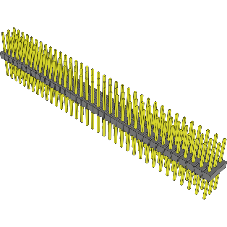 Samtec-TSW-136-16-G-T Steckverbinderleisten und Leiterplattenbuchsen Conn Unshrouded Header HDR 108 POS 2.54mm Solder ST Top Entry Thru-Hole Bulk